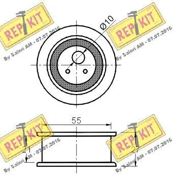 Tensioner Pulley, timing belt