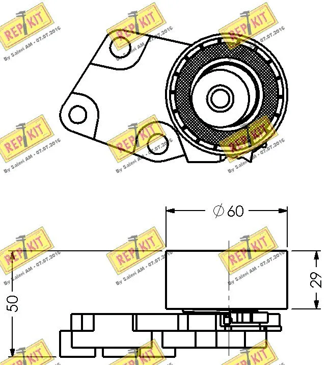 Tensioner Pulley, timing belt