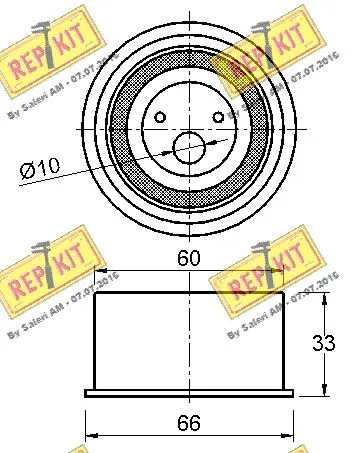 Tensioner Pulley, timing belt