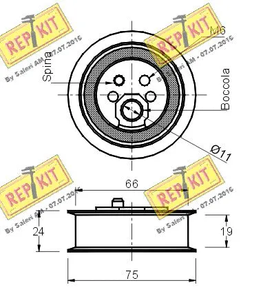 Tensioner Pulley, timing belt
