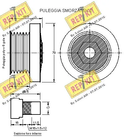 Alternator Freewheel Clutch