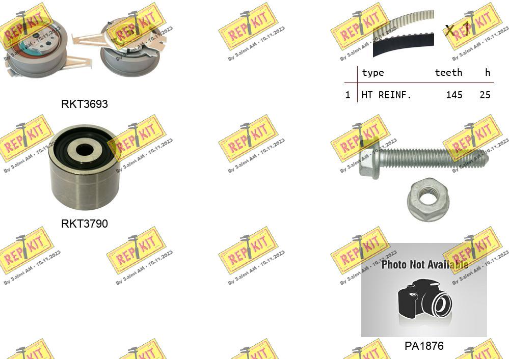 Water Pump & Timing Belt Kit (RKTK1181PA3)