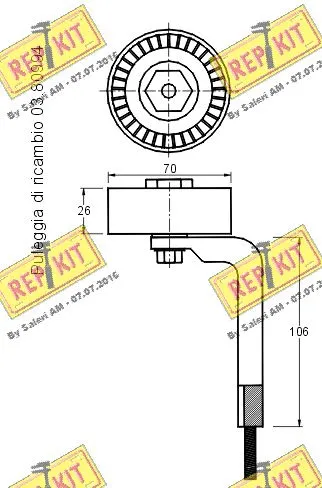 Belt Tensioner, V-ribbed belt