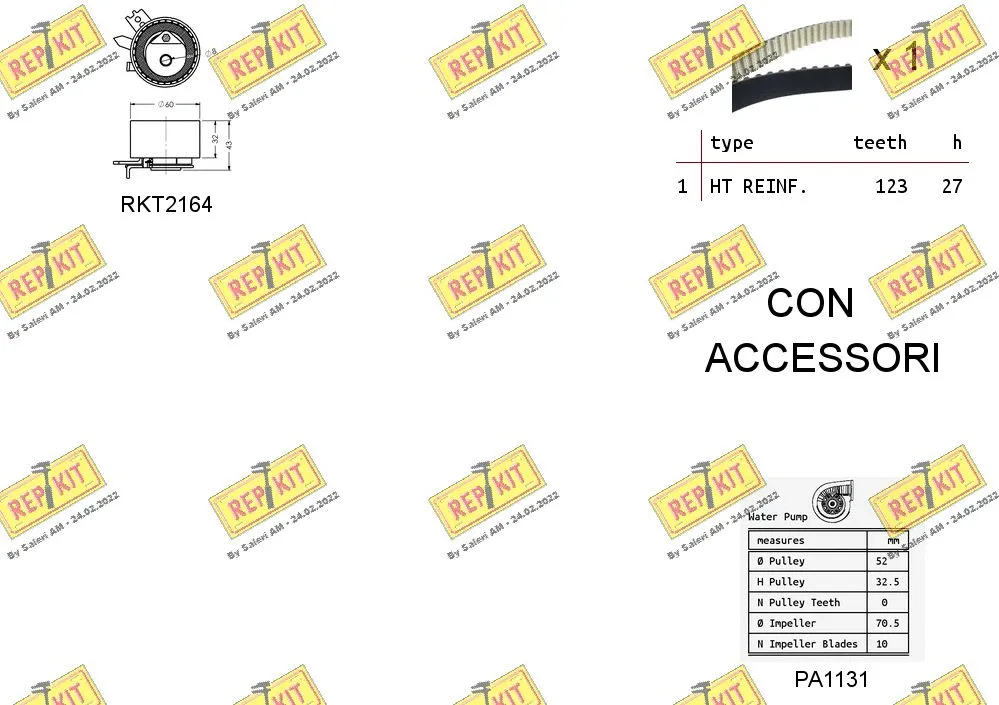 Water Pump & Timing Belt Kit