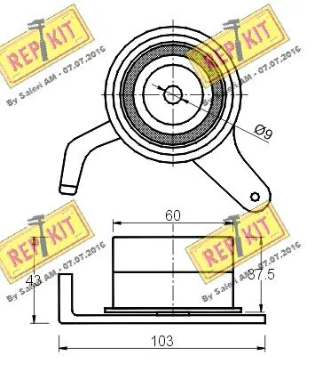 Tensioner Pulley, timing belt
