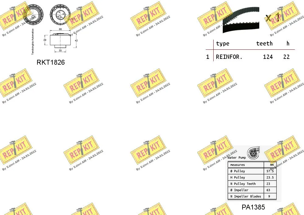 Water Pump & Timing Belt Kit