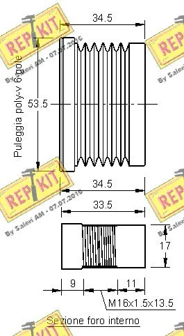 Alternator Freewheel Clutch