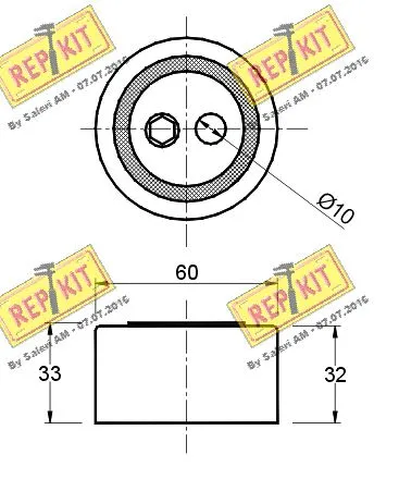 Tensioner Pulley, timing belt