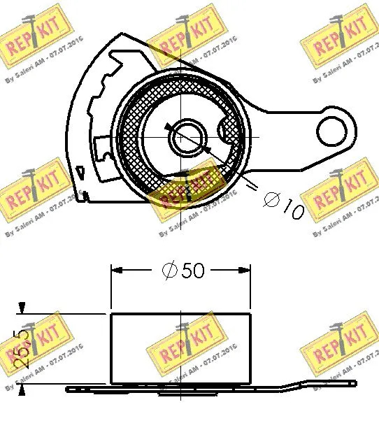 Tensioner Pulley, timing belt