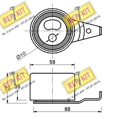 Tensioner Pulley, timing belt