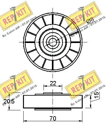 Belt Tensioner, V-ribbed belt