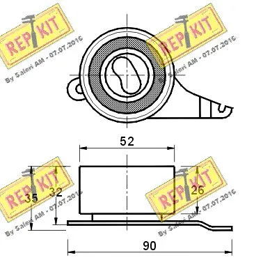 Tensioner Pulley, timing belt