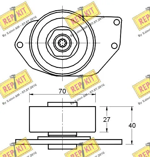Belt Tensioner, V-ribbed belt