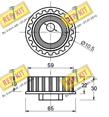 Tensioner Pulley, timing belt