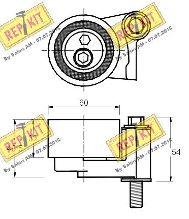 Tensioner Pulley, timing belt
