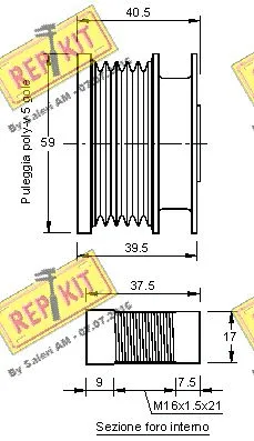 Alternator Freewheel Clutch