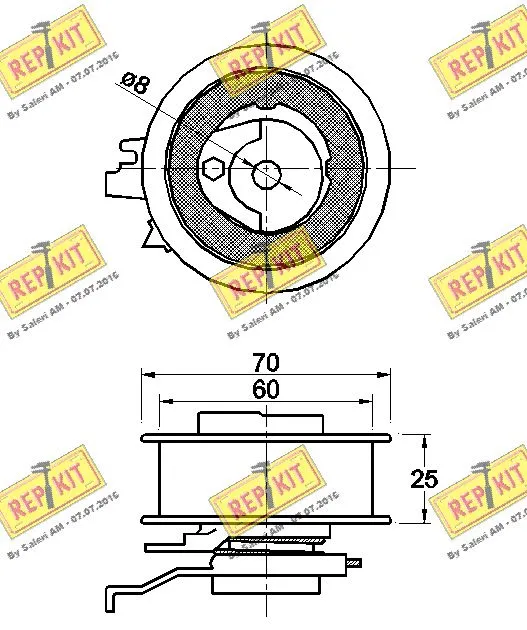 Tensioner Pulley, timing belt
