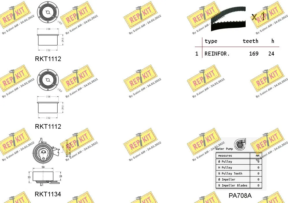 Water Pump & Timing Belt Kit