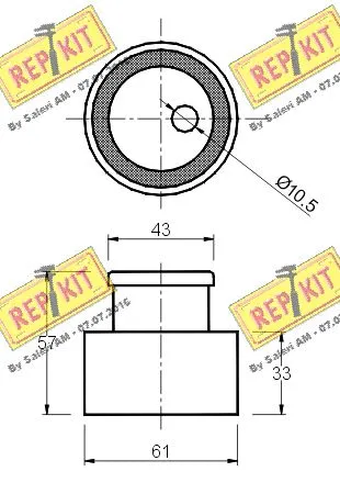 Tensioner Pulley, timing belt