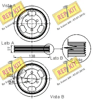 Belt Pulley, crankshaft