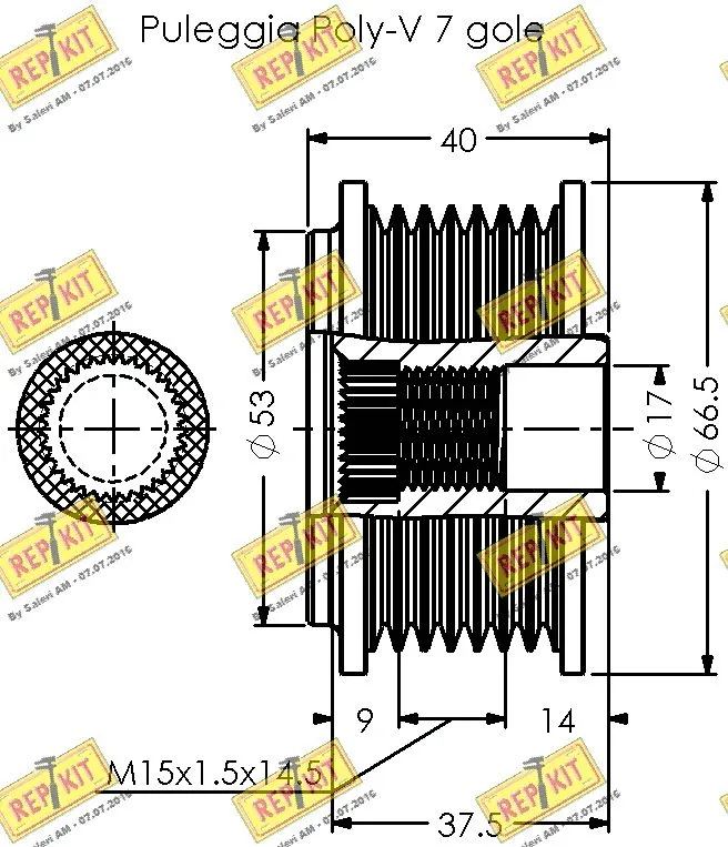 Alternator Freewheel Clutch