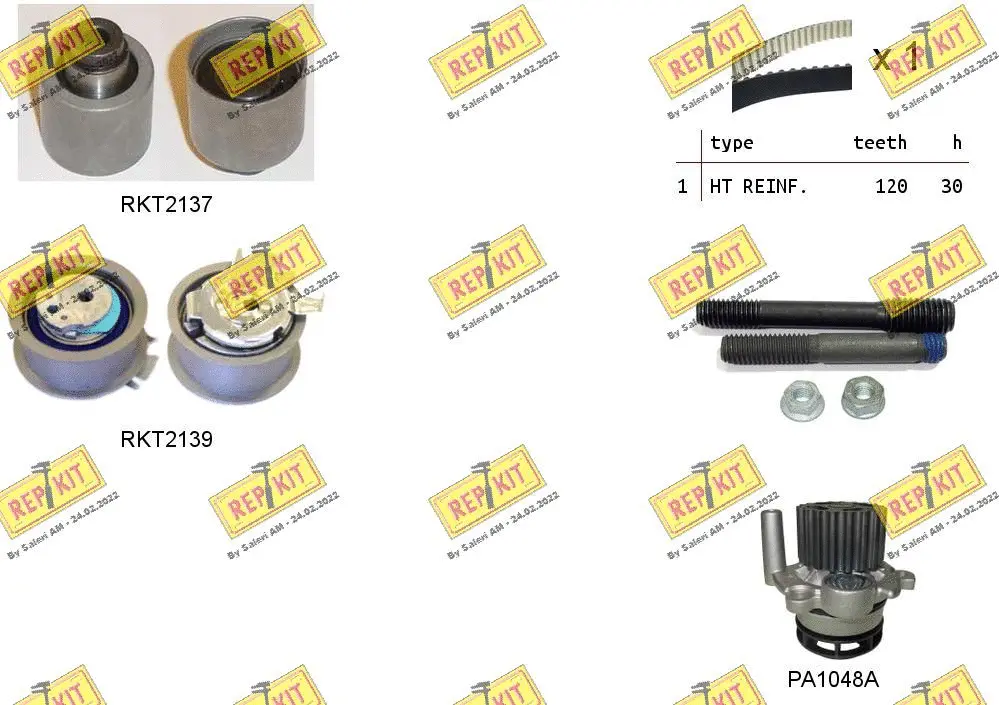 Water Pump & Timing Belt Kit (RKTK0867PA)