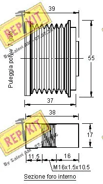 Alternator Freewheel Clutch
