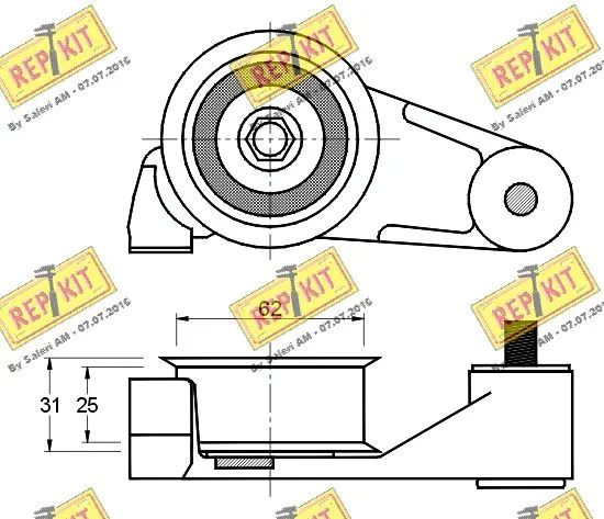 Tensioner Pulley, timing belt