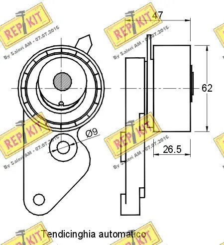 Tensioner Pulley, timing belt