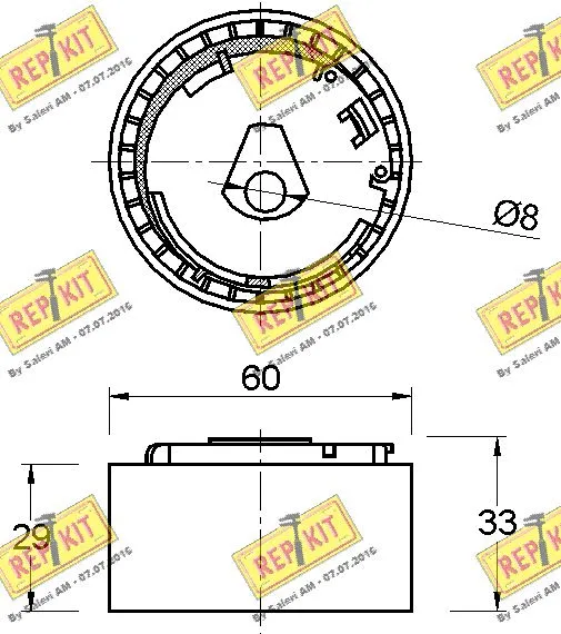 Tensioner Pulley, timing belt