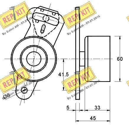 Tensioner Pulley, timing belt