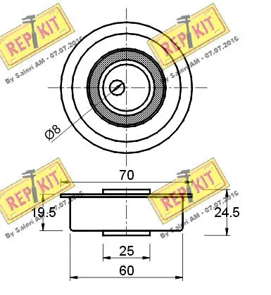 Tensioner Pulley, timing belt