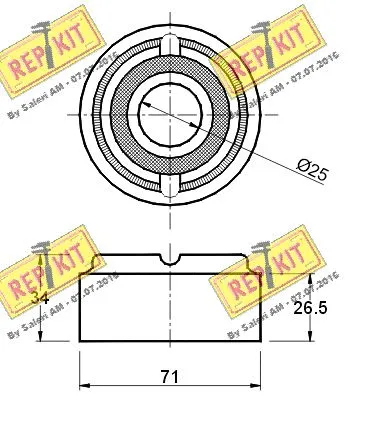 Tensioner Pulley, timing belt