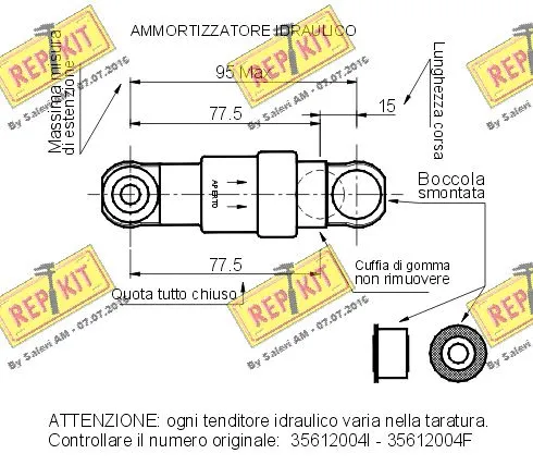 Vibration Damper, V-ribbed belt