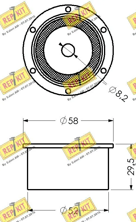Deflection/Guide Pulley, timing belt