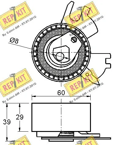 Tensioner Pulley, timing belt