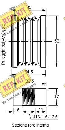 Alternator Freewheel Clutch