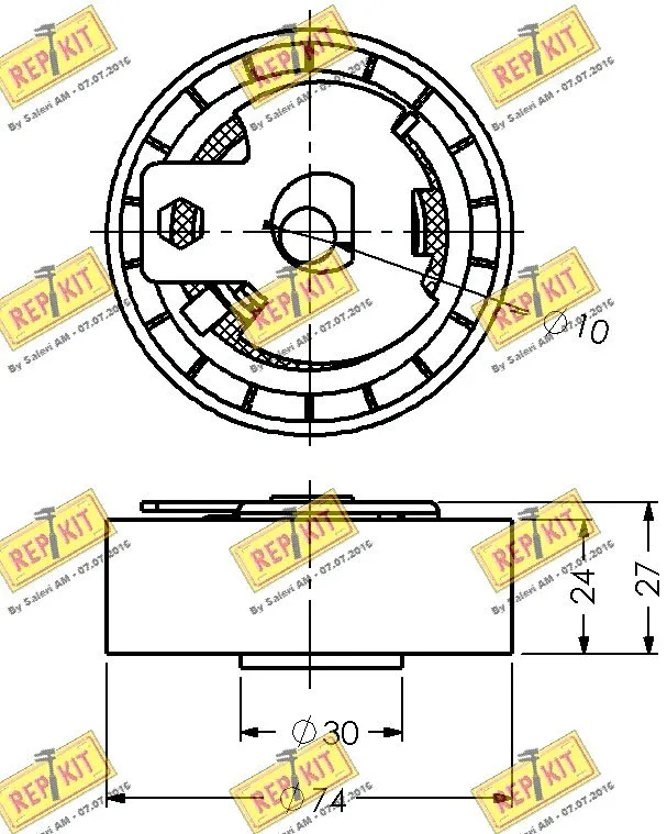 Tensioner Pulley, timing belt