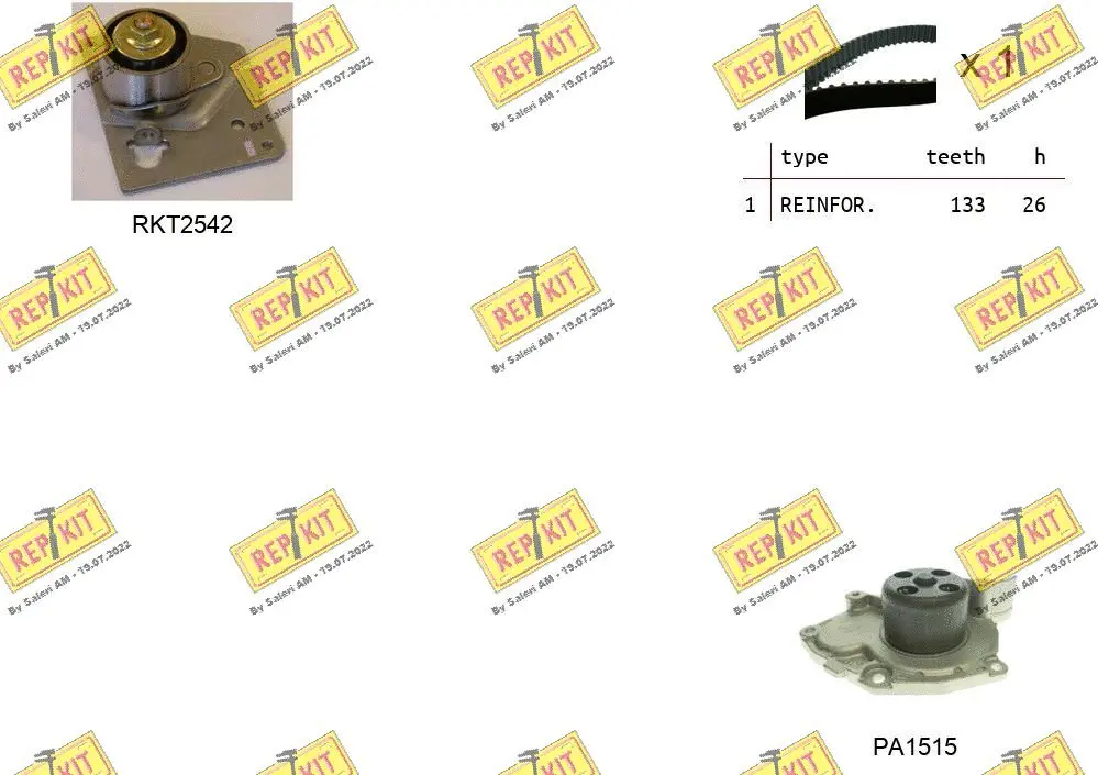 Water Pump & Timing Belt Kit (RKTK0931PA2)