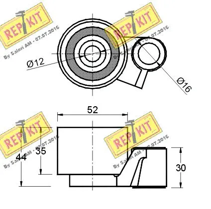 Tensioner Pulley, timing belt