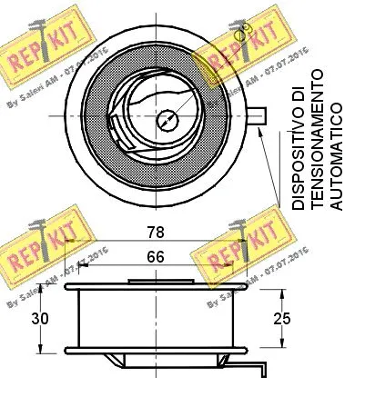 Tensioner Pulley, timing belt