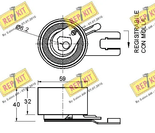 Tensioner Pulley, timing belt