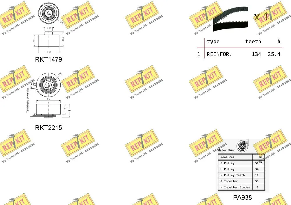 Water Pump & Timing Belt Kit