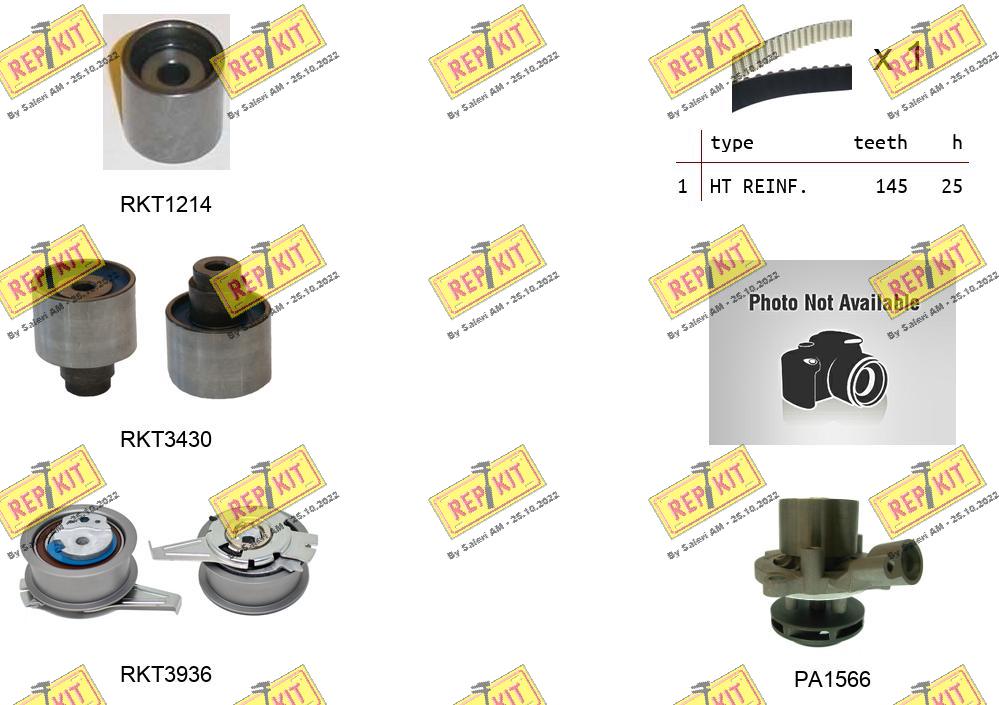 Water Pump & Timing Belt Kit (RKTK1290PA)