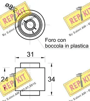 Deflection/Guide Pulley, timing belt