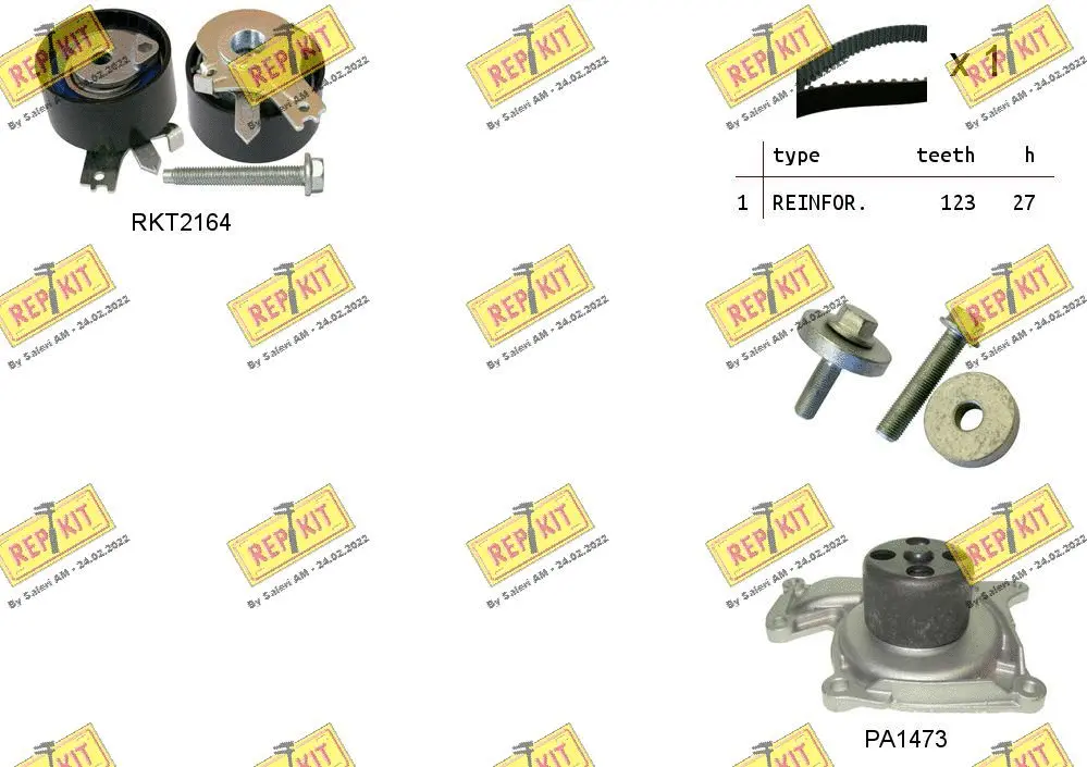 Water Pump & Timing Belt Kit (RKTK0863PA3)