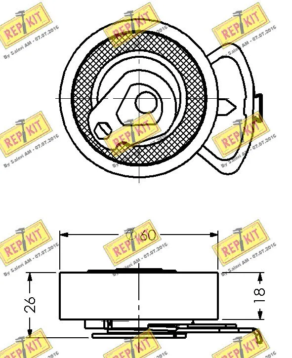 Tensioner Pulley, timing belt