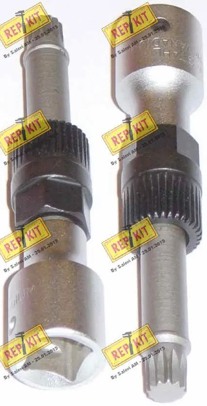 Mounting Set, deflection-/guide pulley (V-ribbed belt) (RKTUT01)
