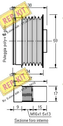 Alternator Freewheel Clutch