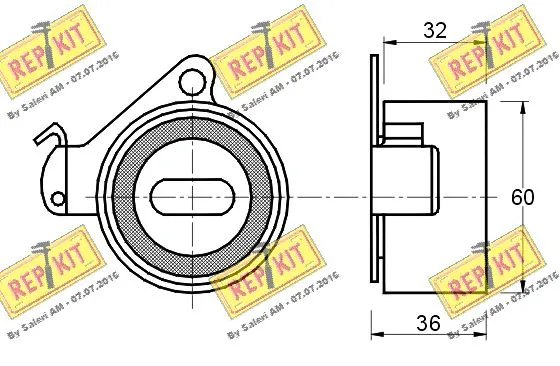 Tensioner Pulley, timing belt